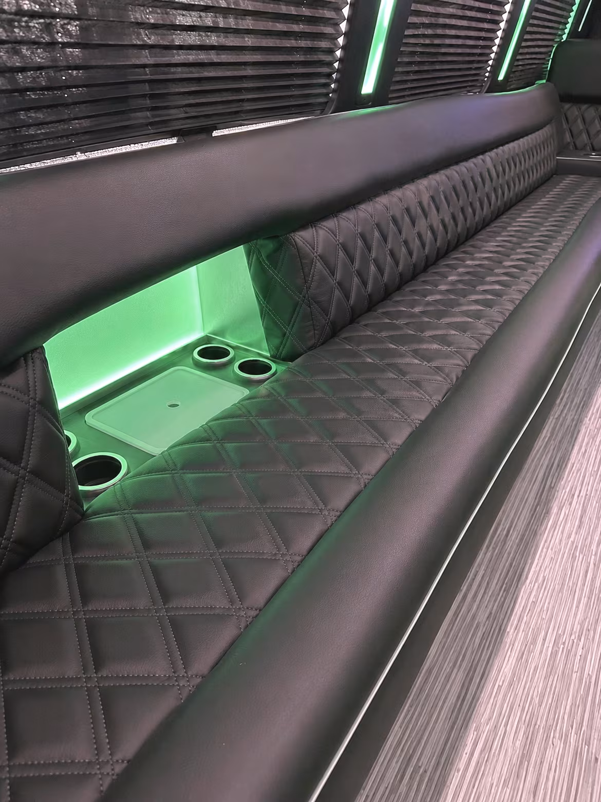 20 Passenger Party Bus Inside
