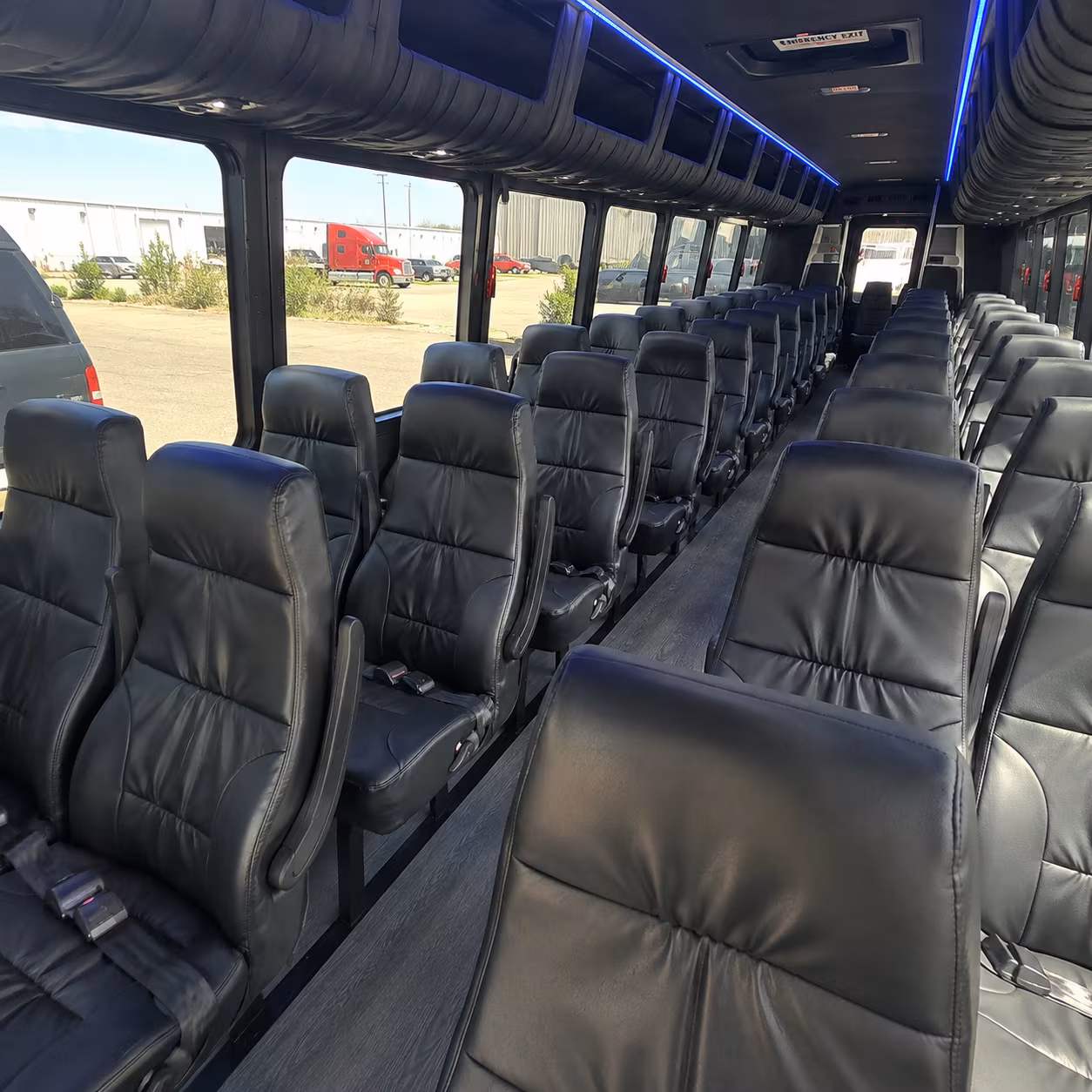 15-35 Passenger Minibus Interior