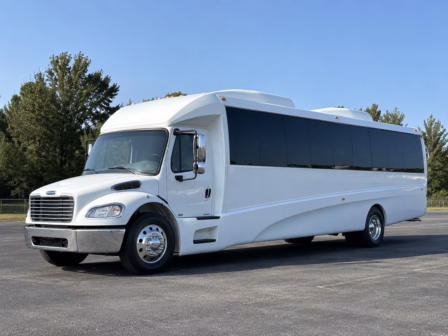 Passenger seating aboard a party bus rental serving St Petersburg