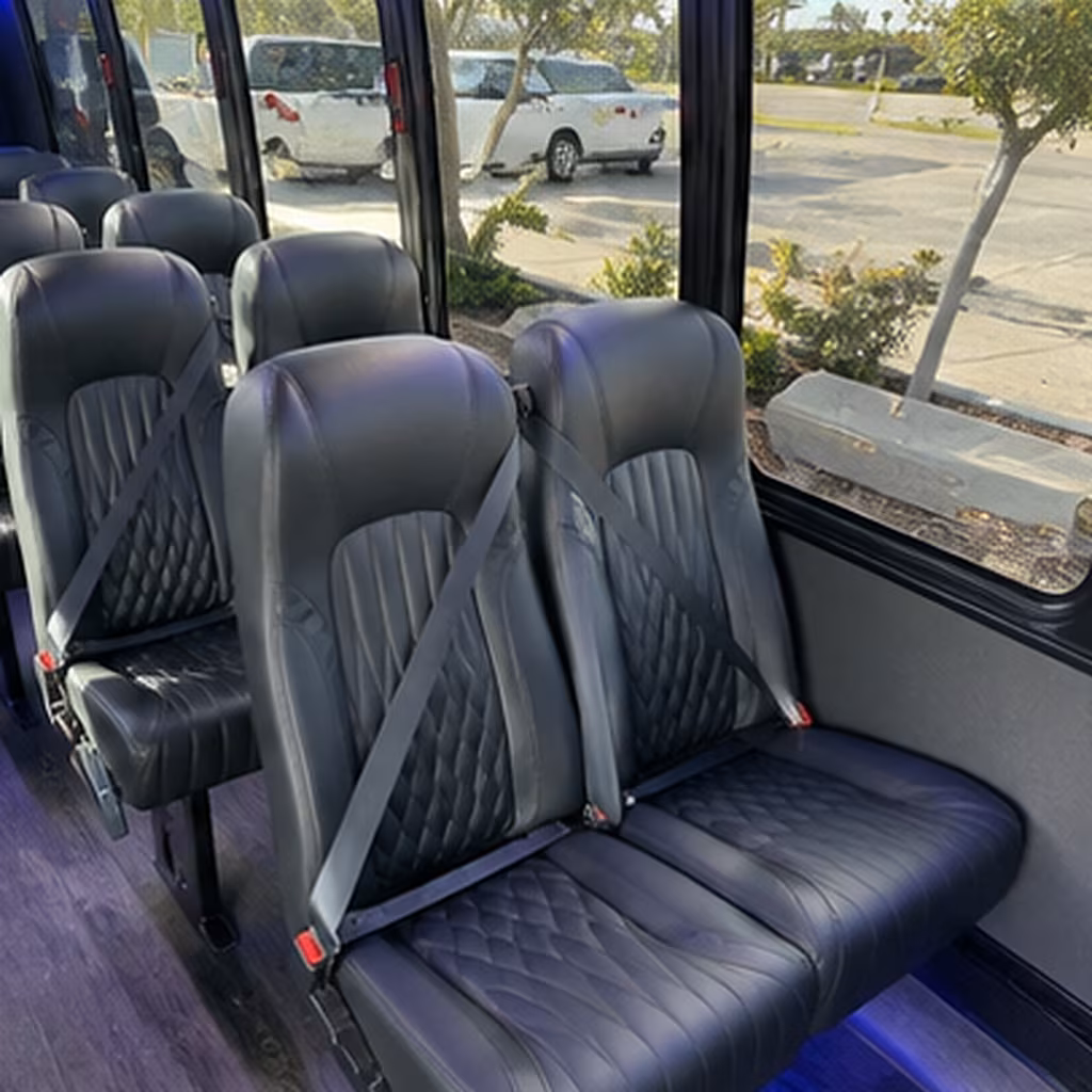 15-35 Passenger Minibus Inside