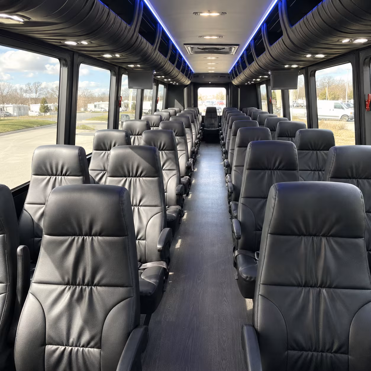 St Petersburg Airport Shuttle & Transportation party bus exterior