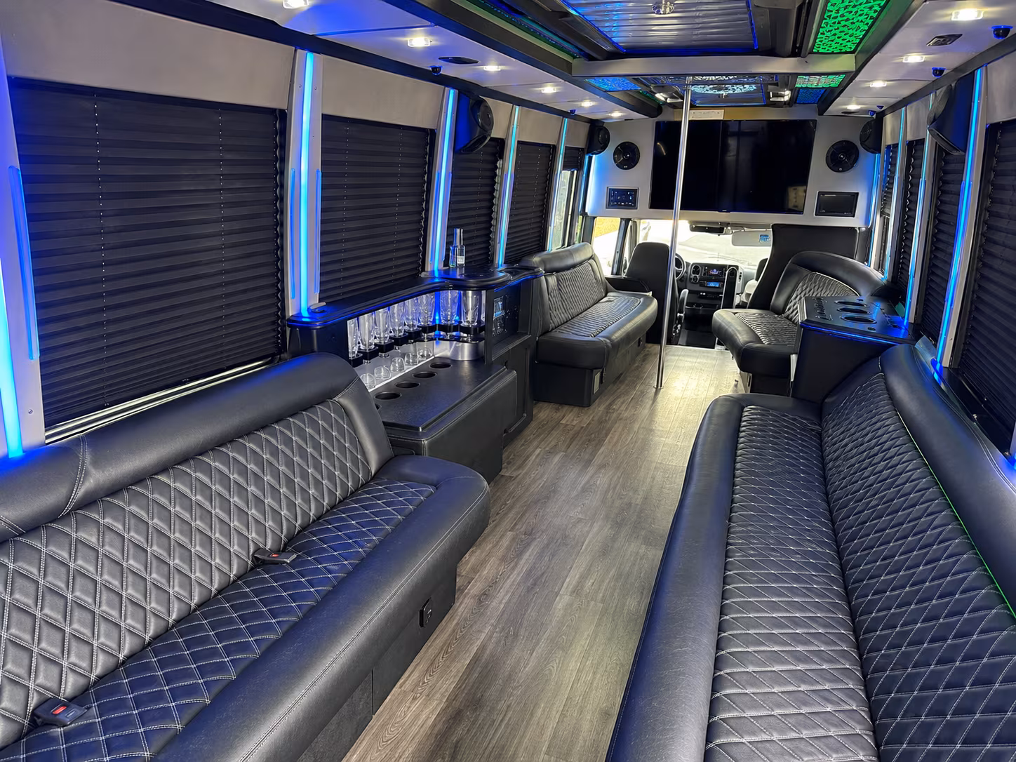 St Petersburg Bachelor & Bachelorette Transportation party bus exterior