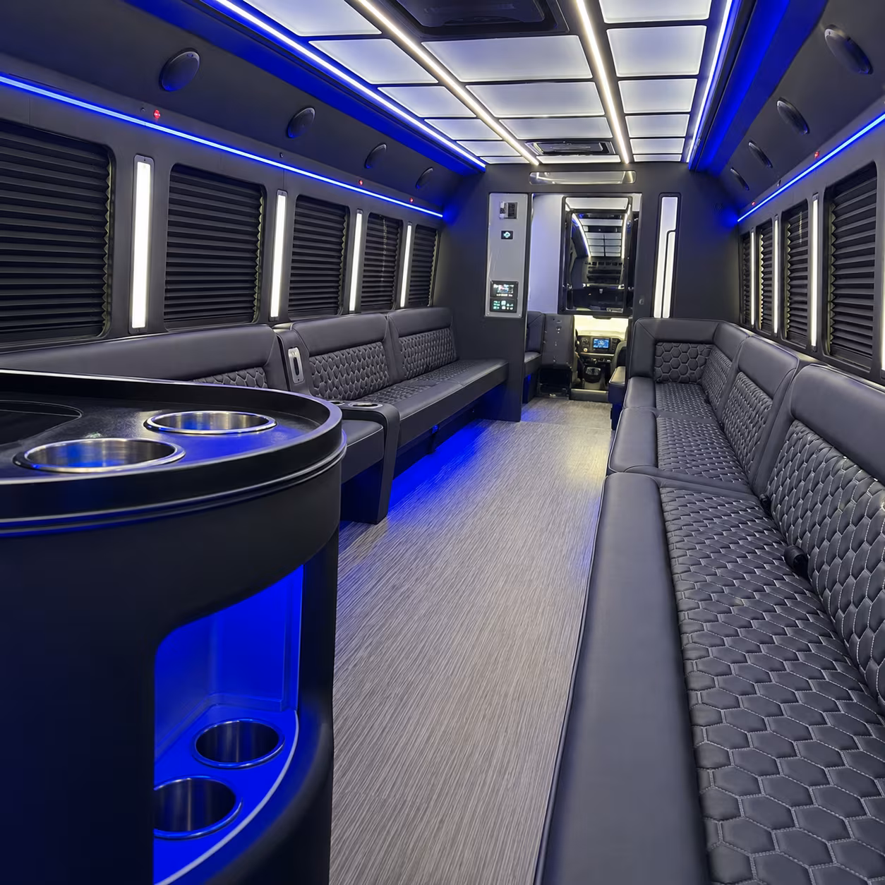 St Petersburg Concert & Music Festival Transportation party bus exterior