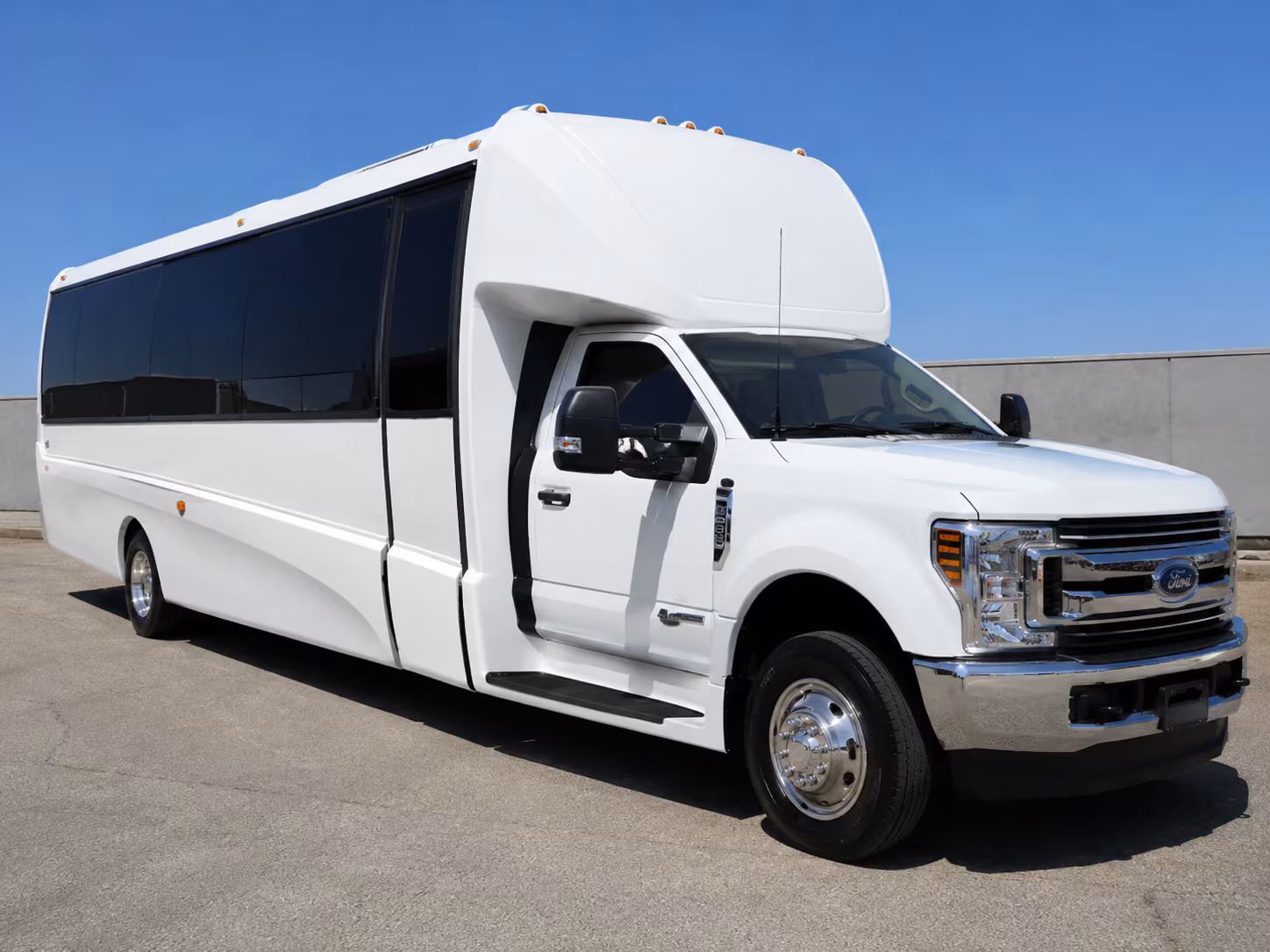 St Petersburg Corporate Transportation party bus exterior