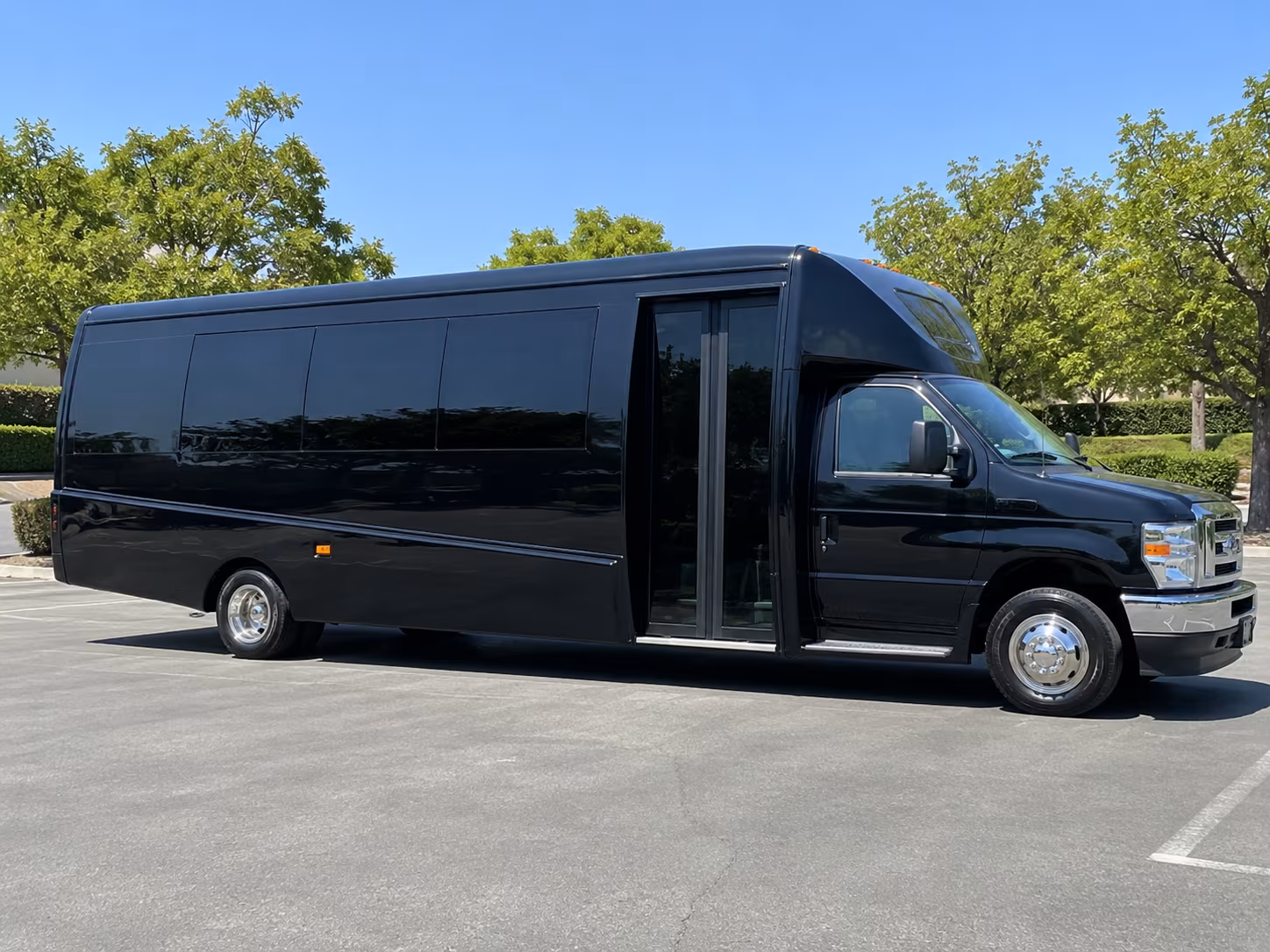 St Petersburg Corporate Transportation party bus exterior