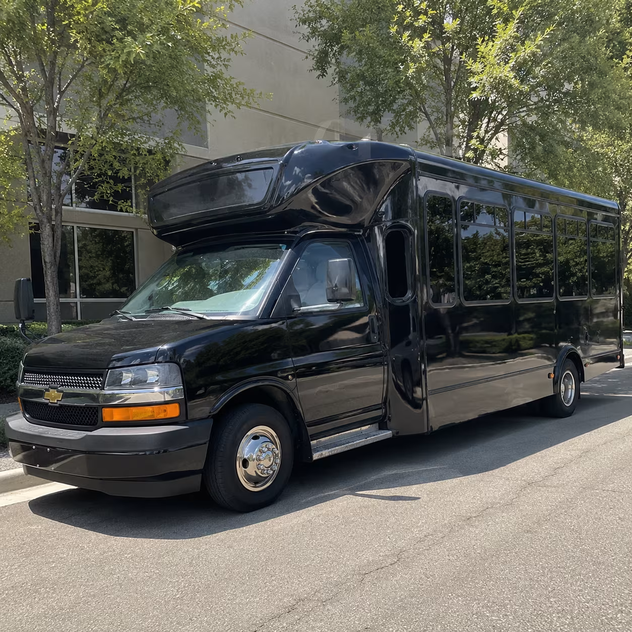 St Petersburg Private Event Transportation party bus exterior