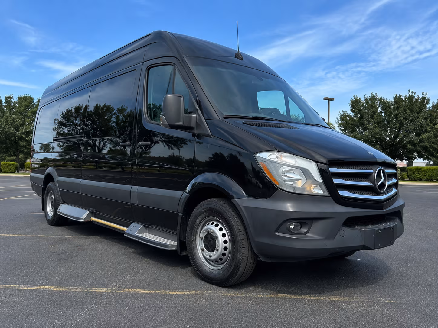 St Petersburg School Event Transportation party bus exterior