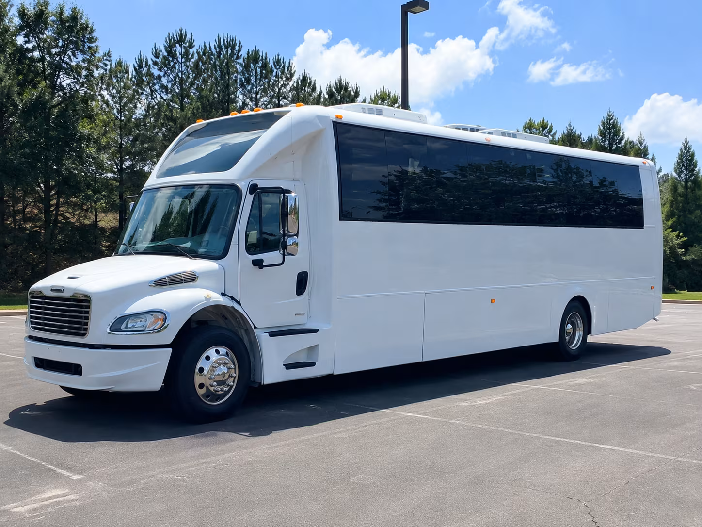 St Petersburg Sporting Event Transportation party bus exterior