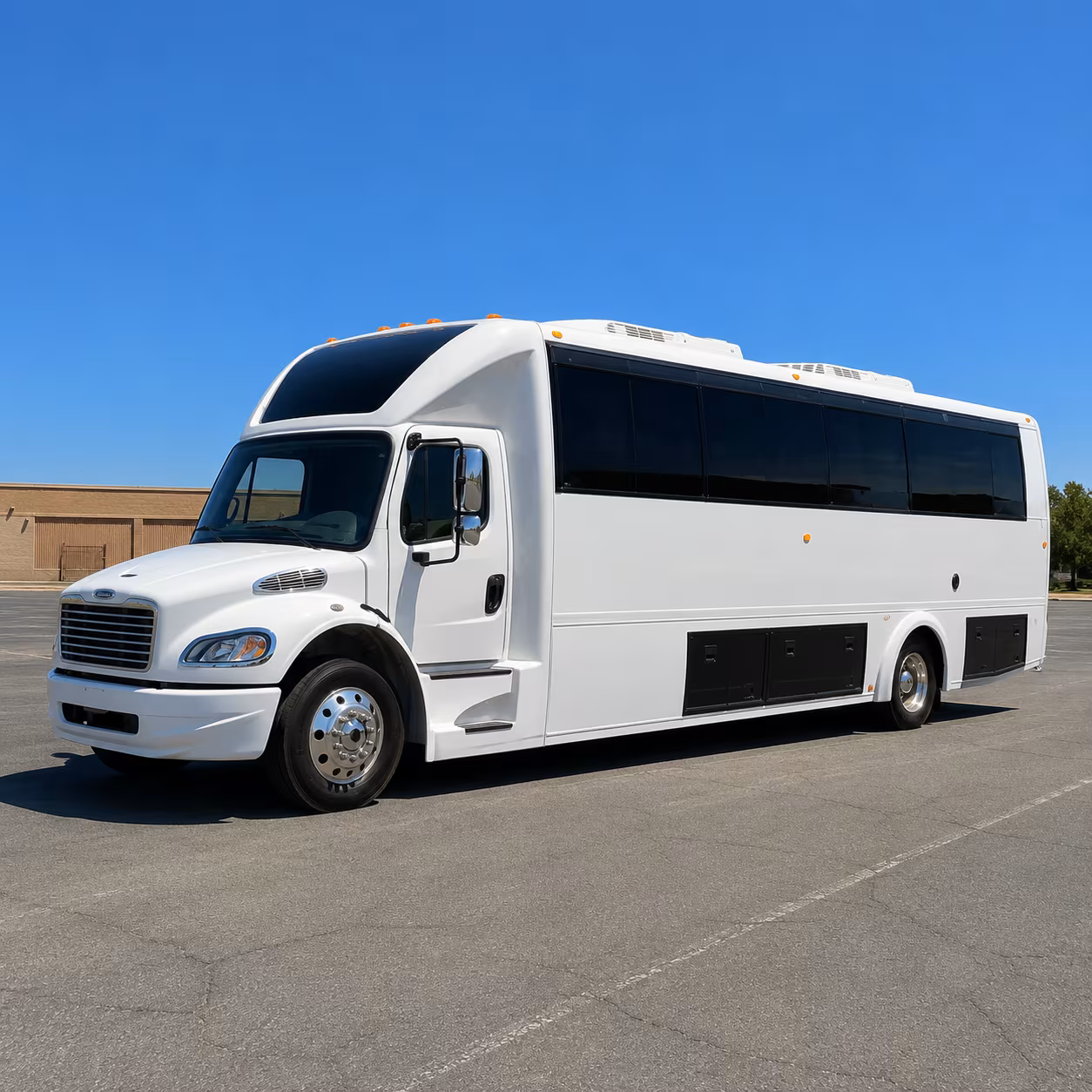 St Petersburg Sporting Event Transportation party bus exterior