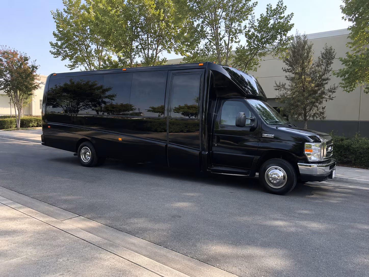 St Petersburg Wedding Transportation party bus exterior