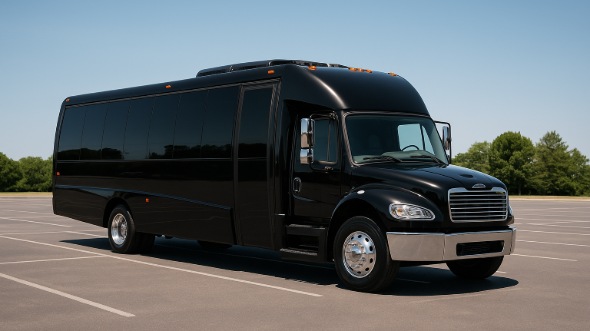 Exterior of Charter Bus Company Cape Coral's 20 Passenger Party Bus in Cape Coral