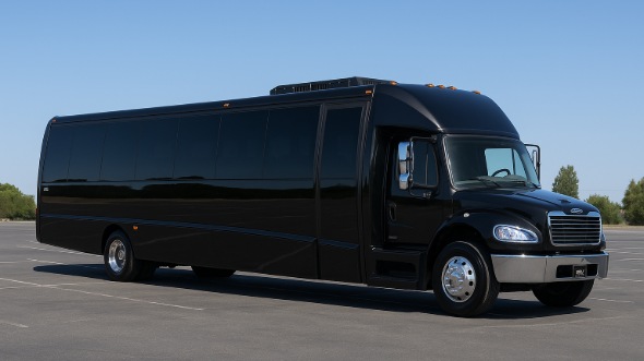 Exterior of Charter Bus Company Cape Coral's 25 Passenger Party Bus in Cape Coral