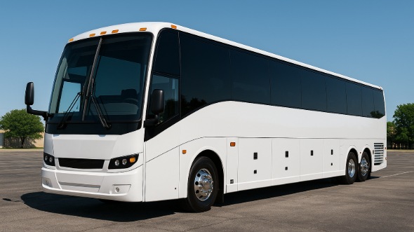 Exterior of Charter Bus Company Clearwater's 50 Passenger Party Bus in Clearwater