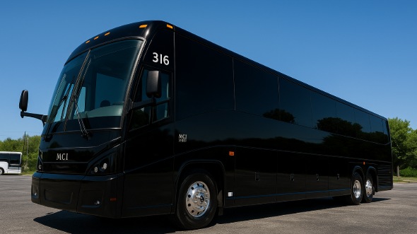 Exterior of Charter Bus Company Orlando's 50 Passenger Party Bus in Orlando